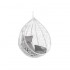 Hanging armchair shell, 100x65xH100 cm Color White