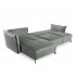 Convertible corner sofa with chest, 325x186xH100 cm - NELSON