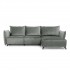 Convertible corner sofa with chest, 325x186xH100 cm - NELSON