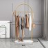 Metal clothes rack with marble base - ADA