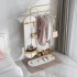 Mirror + metal clothes rack with marble base - ADA