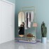 Miroir pivotant+ porte vêtement métallique avec base en marbre - ADA