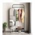 Mirror + metal clothes rack with marble base - ADA Color Black