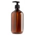 Recycled plastic soap dispenser 500ML Color Brown