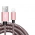Phone cable IPHONE PINK/RED/GOLD/GREY 2m Color Pink
