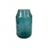 Green glass vase, D11xH20CM