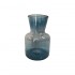 Vase en verre, D12xH18CM - YANA Couleur Bleu