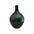 Vase en verre vert, D13xH21CM