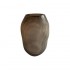Brown glass vase, D16xH30CM - IKA