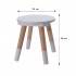 Wooden stool for children, D24xH26 cm