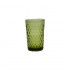 Water glass, D8xH12.5cm, 350ml Color Green