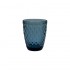 Waterglas, D8xH10cm, 250ml Kleur Donkerblauw