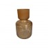 Amber glazen vaas, D14xH25cm - KARA