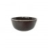 Black ceramic bowl, D15cm - ZELIA