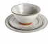 Ceramic dessert plate, D20cm - CARLA