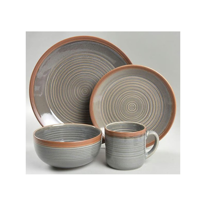 Ceramic dinner plate, D28cm - ZANIA