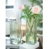 Vase en verre, D10xH30CM - LIVIA Couleur Vert