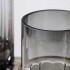 Grey glass vase, D12xH30CM - JANE