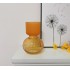 Glass vase amber, D18xH26CM - KARA