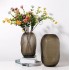 Vase en verre marron, D15xH25CM - IKA