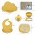 Set of 7 pcs silicone dishes for children - OCTOBER