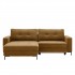 Large corner sofa bed in fabric, 240x166xH86cm - DION Right / Left Left