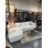 5 seater corner sofa in soft high quality fabric - Andréa