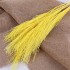 Dried and wrapped duster flower bouquet, 200g, H75cm Color Yellow