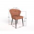 Chair in velvet fabric, 60x59,5xH80 cm - NINA