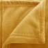 Effen flanellen deken met bonteffect, 127x152cm