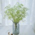Bouquet of dried and wrapped gypsophila, 100g, H75cm Color Green