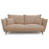 2 seater fabric sofa, 175x100xH90CM - ALEXIA Color Brown