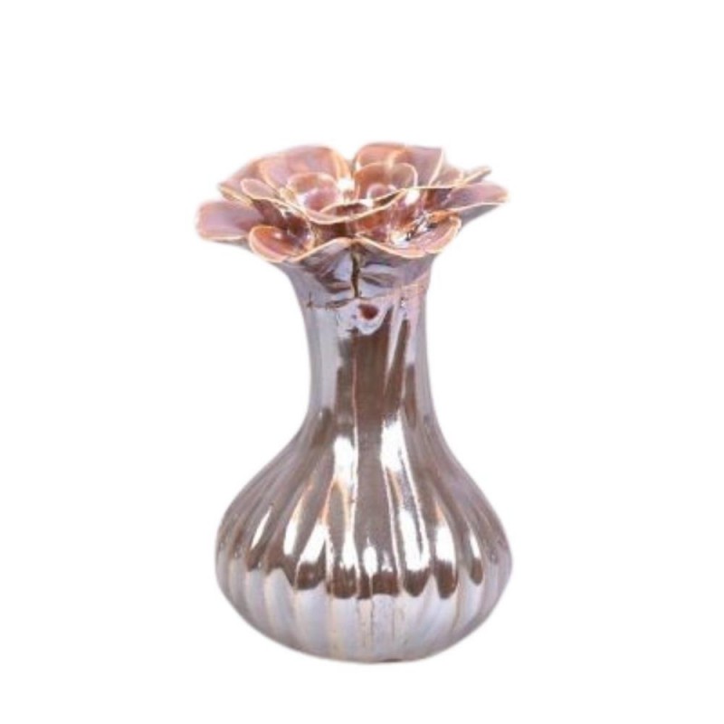 Vase en céramique D8xH13cm