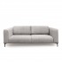 3 seater fabric sofa, 216x89xH80CM - WESTIN Color Gris clair