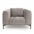 Fabric armchair, 110x89xH80CM - WESTIN Color Taupe