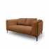 2 seater fabric sofa, 175x89xH80CM - WESTIN Color Brown