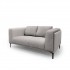 2 seater fabric sofa, 175x89xH80CM - WESTIN Color Gris clair