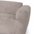 Canapé d'angle 3 places en tissu 240cm - CLAUDIA COMPACT