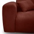 4 seater corner sofa in soft fabric, 280x165xH73CM - CLAUDIA