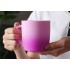 Set de 4 mugs ceram dégradé couleur néon av/anse, 330ml