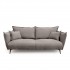 3 seater fabric sofa, 212x100xH90CM - ALEXIA Color Taupe