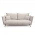 3 seater fabric sofa, 212x100xH90CM - ALEXIA Color Beige