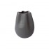 Vase en céramique D13xH18cm - ILLY Couleur Gris clair