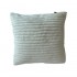 Ribbed effect soft cushion 45x45cm, 400g - SOFT Color White