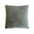 Ribbed effect soft cushion 45x45cm, 400g - SOFT Color Grey