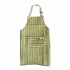 Cotton kitchen apron 67x68 cm Color Green