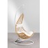 Hanging chair with cushion Color White