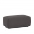 Claudia fabric sofa pouffe 107x55cm Color Grey