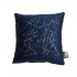 Decorative cushion with design 43x43 cm Color Blue