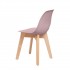 Children's chair in PP, natural legs, 38x31xH47 cm